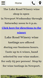 Mobile Screenshot of lakeroadwinery.com